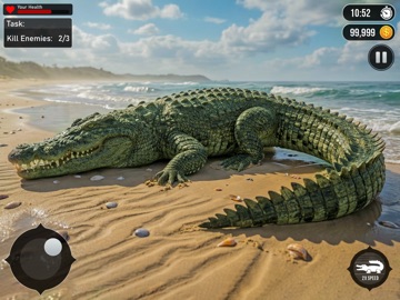 Crocodile Attack LIfe Sim 3D iPad screenshot