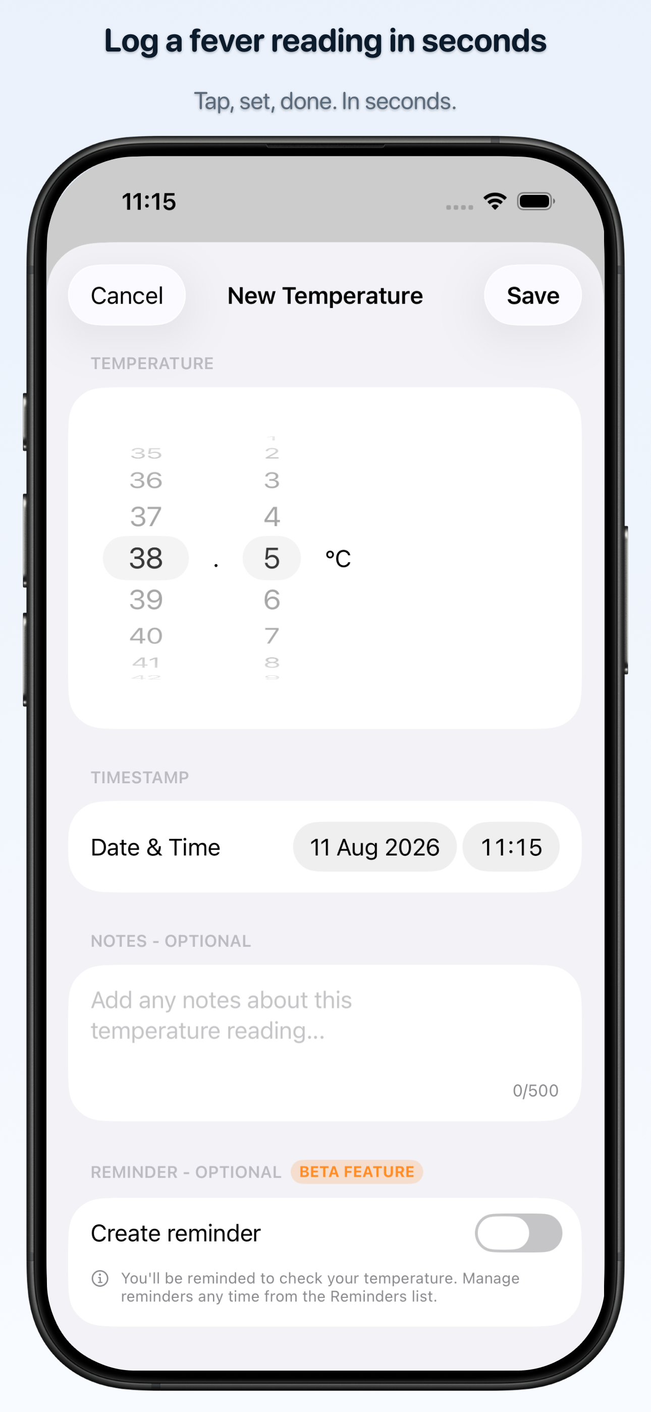 MedEtra: Health & Med Log screenshot 2