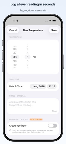 MedEtra: Health & Med Log screenshot