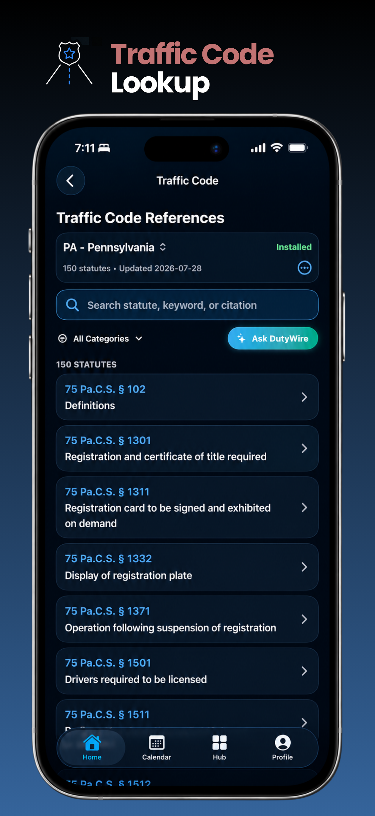 DutyWire Police Shift Calendar screenshot 4