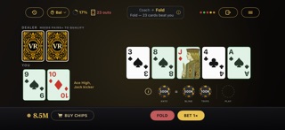Ultimate Texas Holdem Coach iPhone screenshot