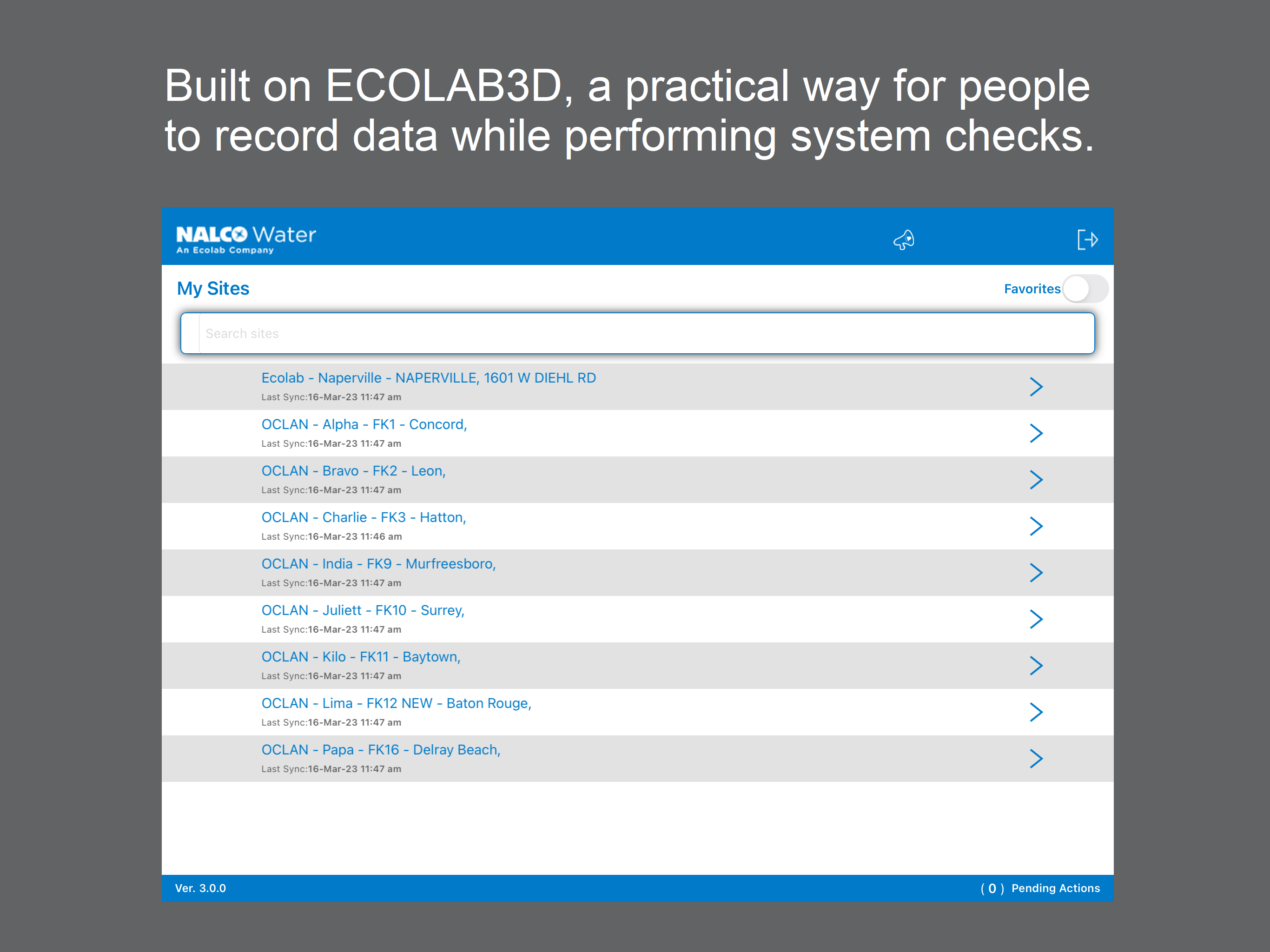 Ecolab E-data screenshot 7