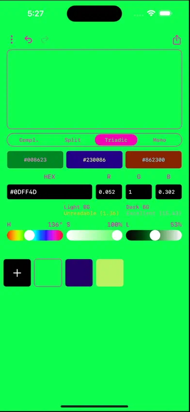 Color Picker – HEX, RGB, & HSL screenshot 2