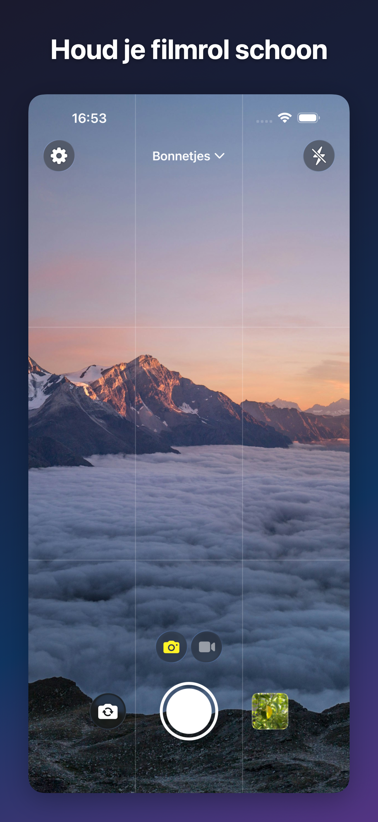 ProjectCam - Photo Folders iOS screenshot 1 showing app interface
