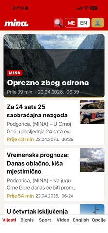 MINA Agency screenshot