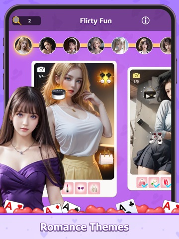 Bella Solitaire iPad screenshot