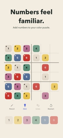 MiniHue: Color Mini Sudoku 6x6 screenshot 4