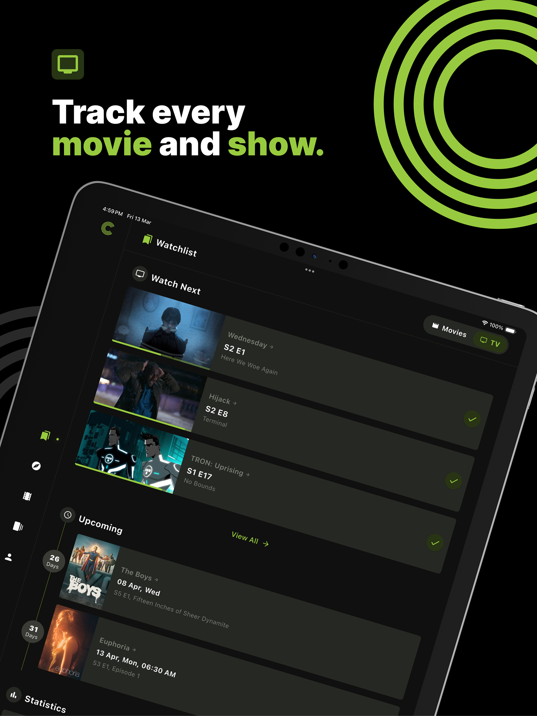 Cineswipe: Film & TV Tracker screenshot 10