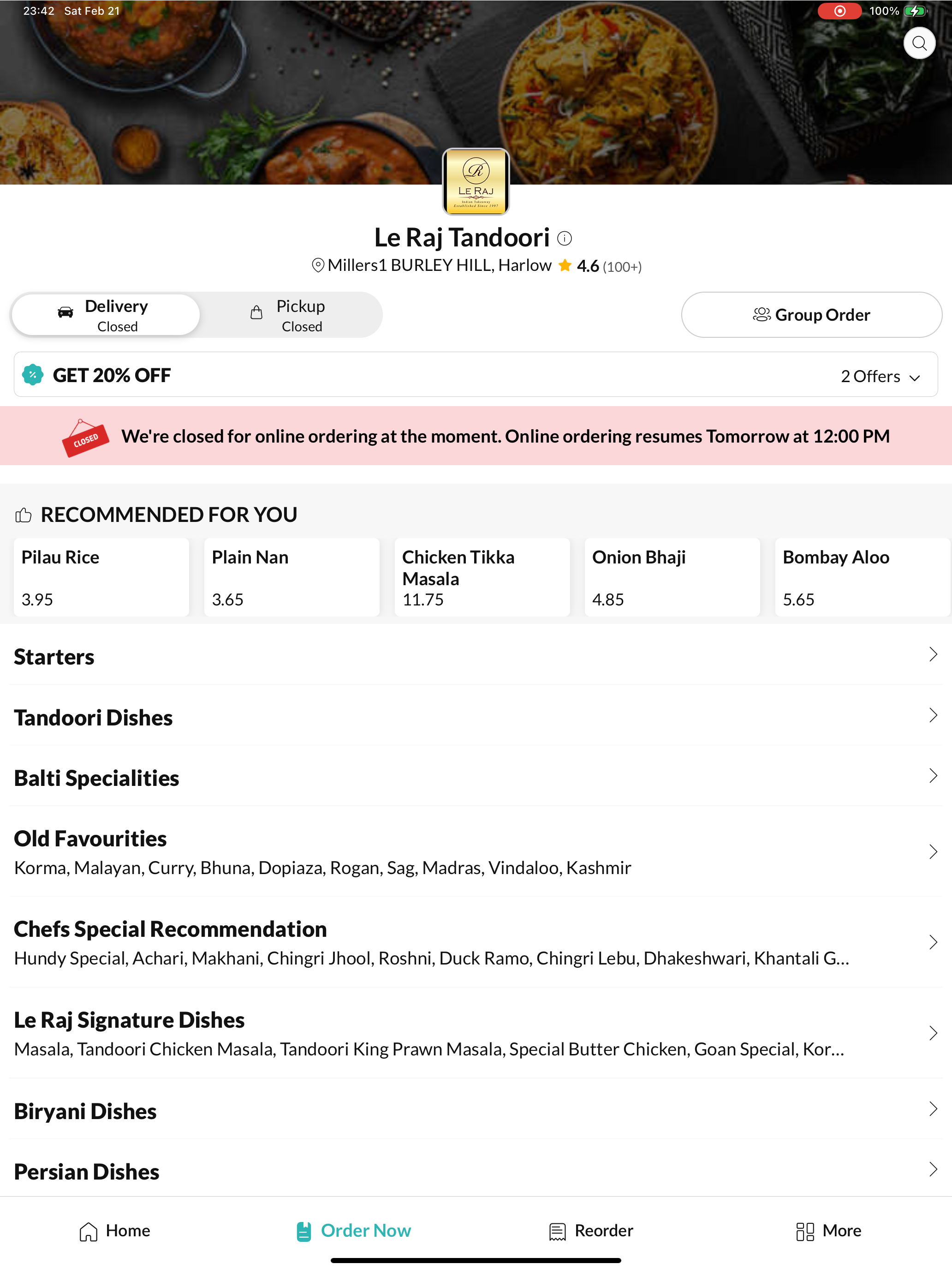 Le Raj Tandoori screenshot 6