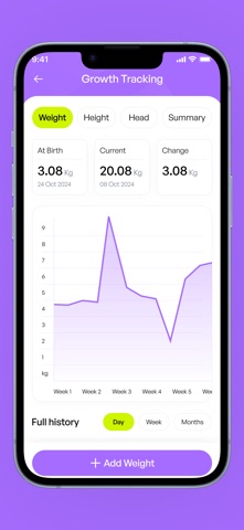 Baby Grow Milestone screenshot