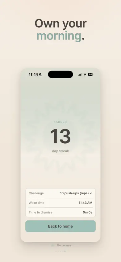 Momentum: Morning Alarm screenshot 5