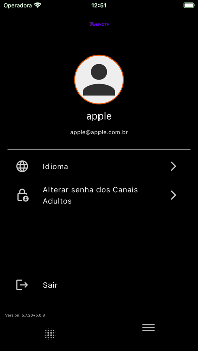 Vem HDTV iPhone screenshot