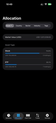 CostBasis screenshot