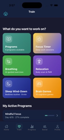 MindSpire Focus screenshot