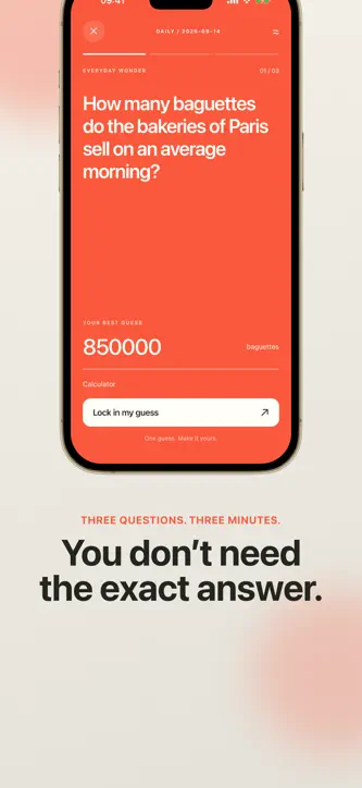 Fermi: Daily Guessing Game screenshot 2