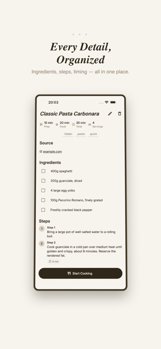 Thyme — Recipes Worth Keeping Screenshot 2 of 6