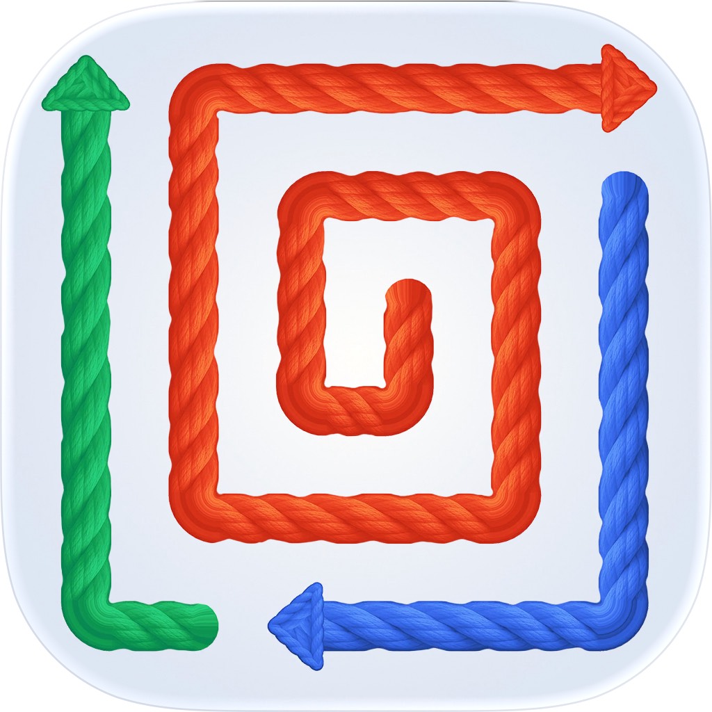 Apple App Store cover for Rope Out: Color Puzzle