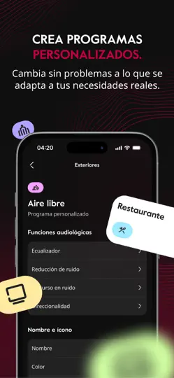 Captura de pantalla de Amplifon App en iPhone 2