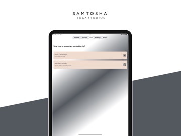 Samtosha Yoga Studios iPad screenshot