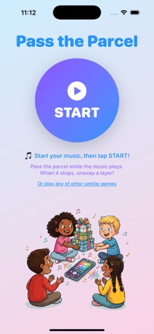 Pass the Parcel Music Timer iPhone screenshot