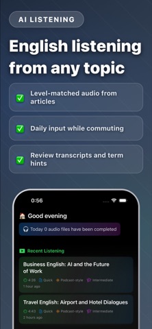 QuickCast - AI Listening Screenshot 1 of 5