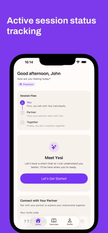 Yesi: AI Relationship Advisor iPhone screenshot