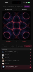 Cymatica: Music Visualizer screenshot