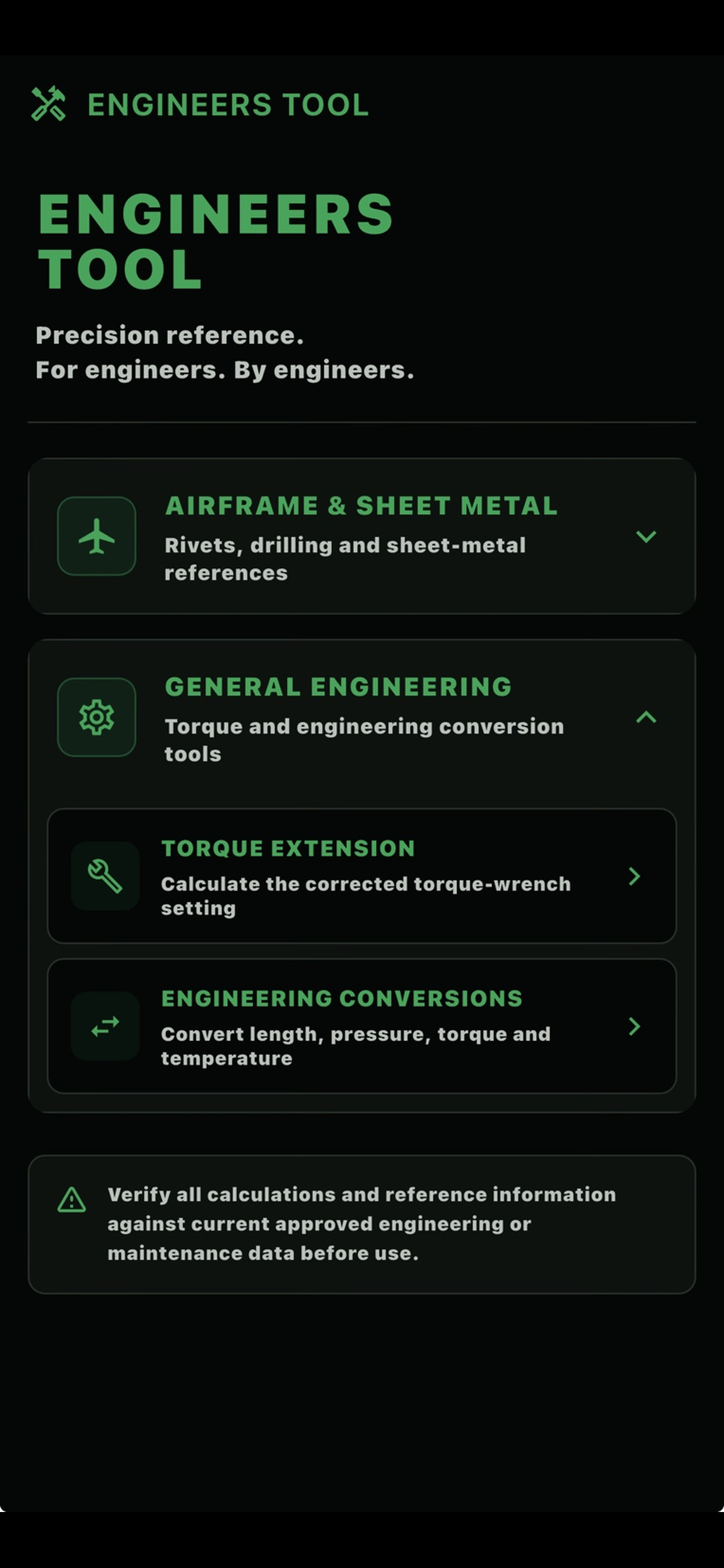 Engineers Tool screenshot 3