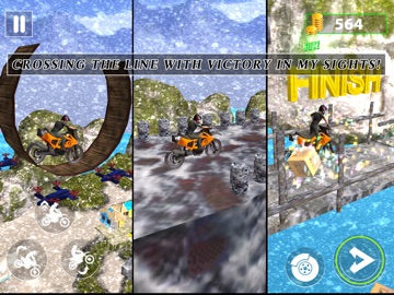 Motobike Racing Simulator 3D iPad screenshot