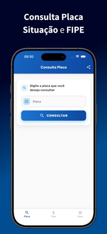 Consulta Placa Veículo e Fipe iPhone screenshot