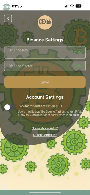 CEXtrk screenshot 2