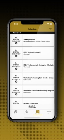 GADA - GA Ath. Directors Assoc iPhone screenshot
