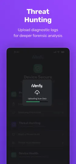 Capture d'écran de IVerify Enterprise sur iPhone 2