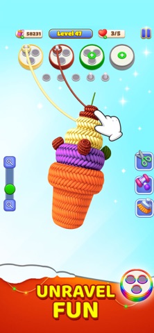 Yarn Puzzle: Sort & Relax iPhone screenshot
