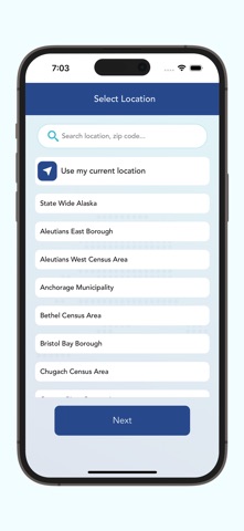 907 Navigation App screenshot