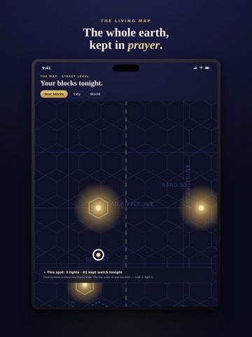 Watchfire: Prayer Map & Bible iPad screenshot