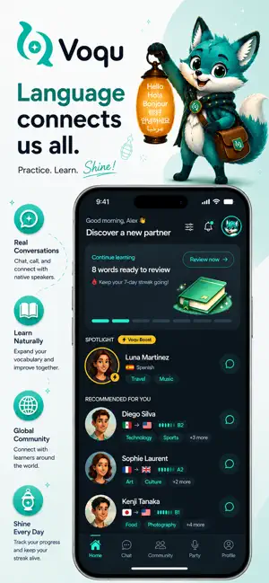 Voqu: Learn Languages screenshot 1