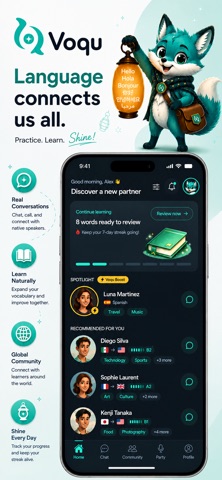 Voqu: Learn Languages Screenshot 1 of 2