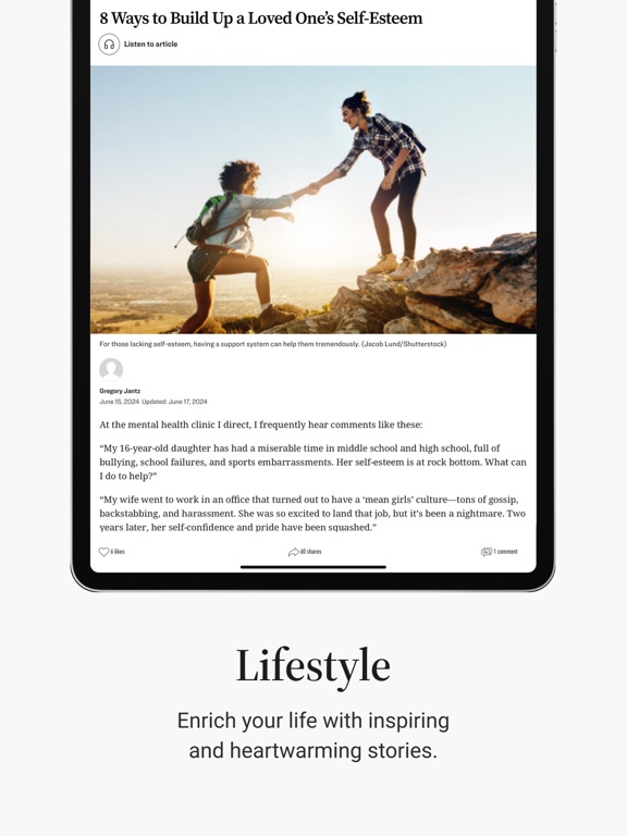 Epoch Times: Live & Breaking iPad screenshot 8 - News app