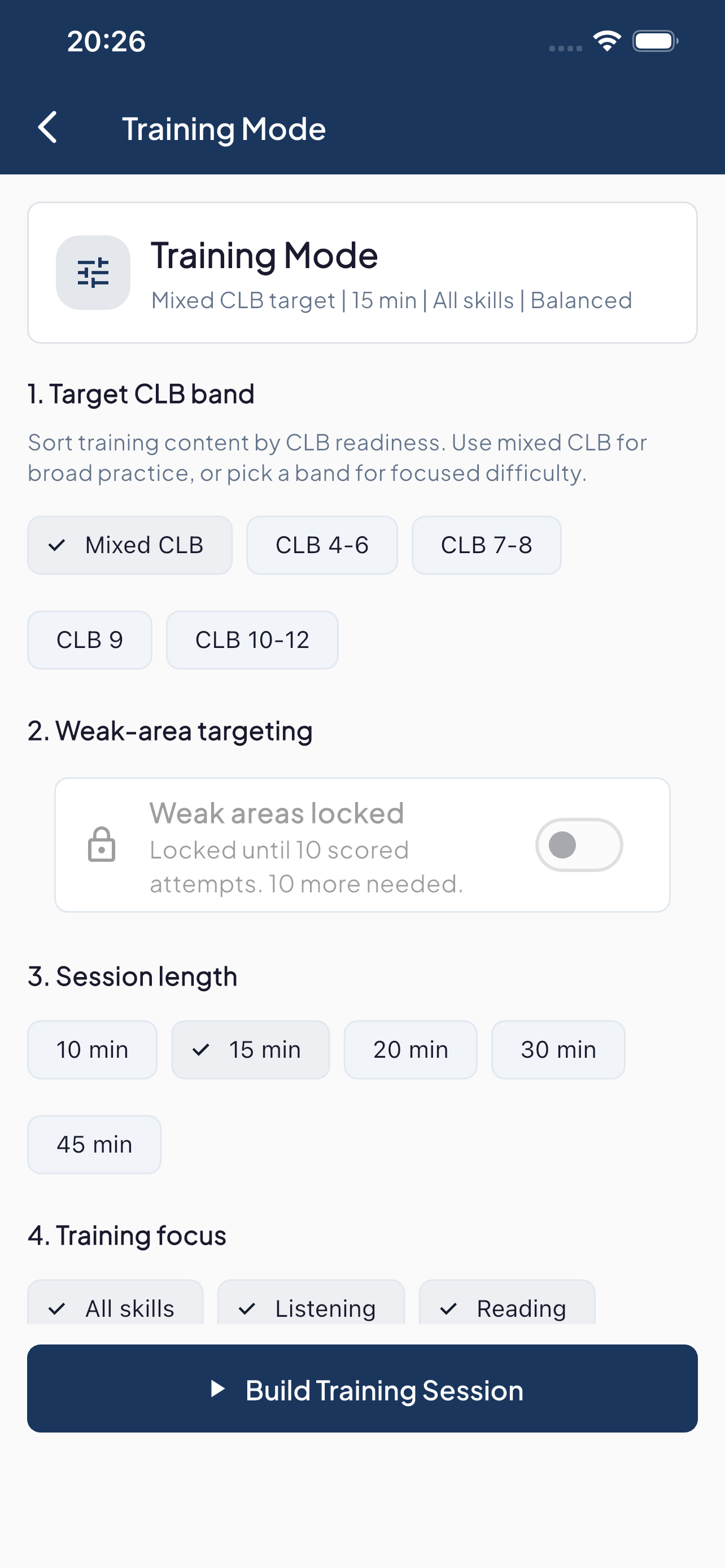 CELPIP 2026 Mock Exam screenshot 3