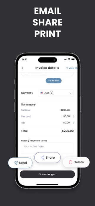 Invoice ASAP: Estimate Maker Screenshot 7 of 9