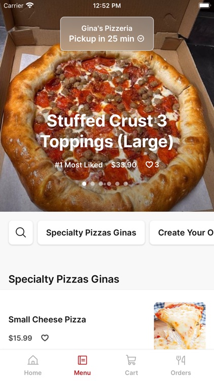 Gina's Pizzeria To Go