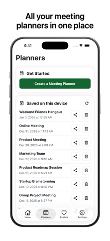 WhenWeMeet? - Group Scheduling Screenshot 2 of 9