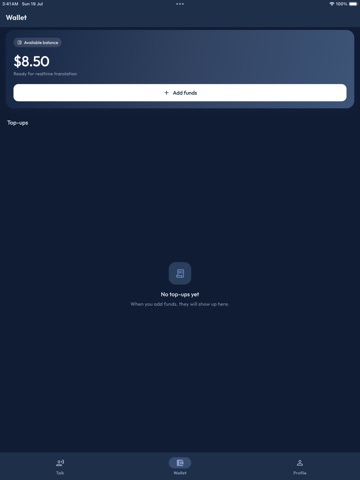 Let Us Talk iPad screenshot