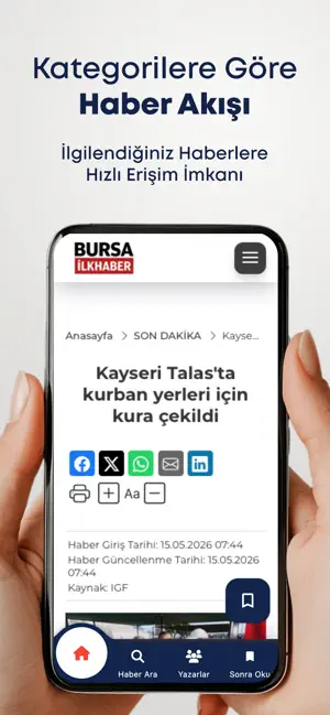 Bursa İlkhaber screenshot 2