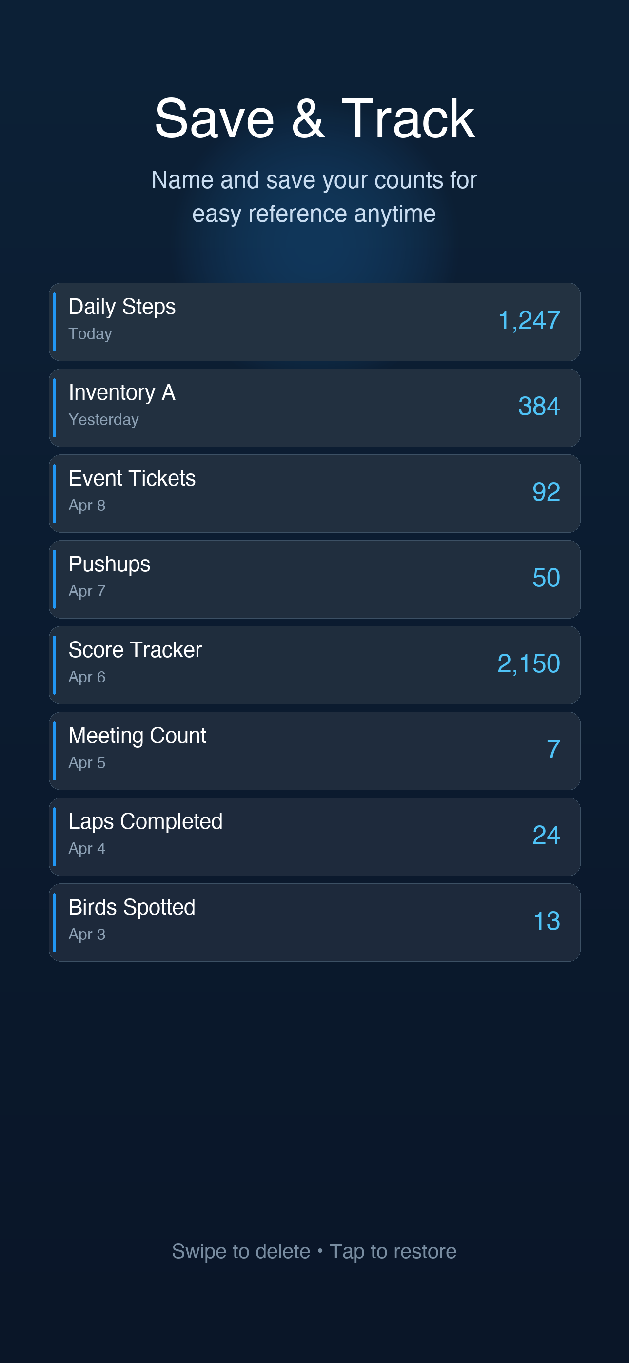 Custom Counter
