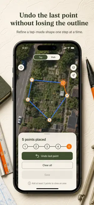 Land Area Measure: Field GPS screenshot 4