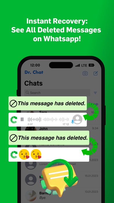 Deleted Message Recovery Chata Screenshot
