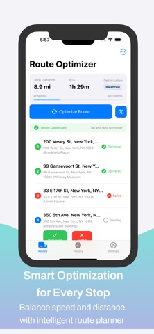 Delivery Route Planner screenshot