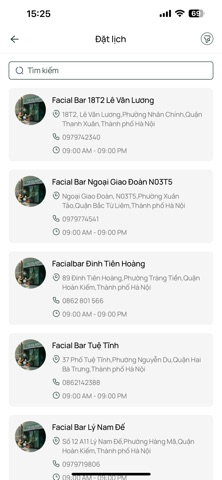 Facial Bar screenshot